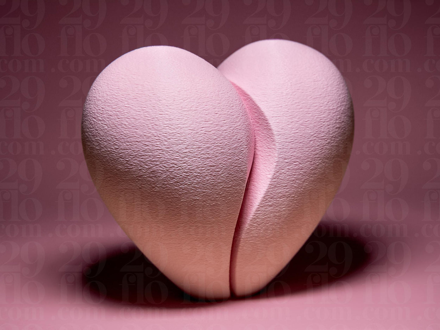 Abstract Heart Sculpture | 3D Printed Figurine | Hushed Harmony Modern Decor | Minimalist Plastic Art Piece, Desk Accessory