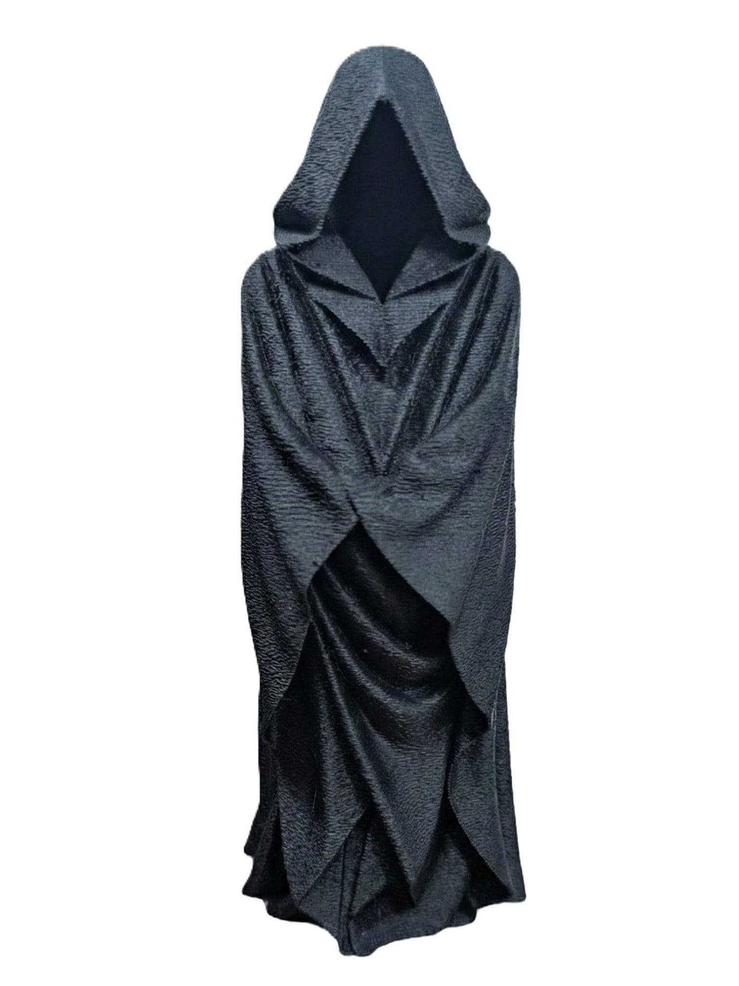 Hooded Sentinel Model, Grim Guardian Figurine, Dark Fantasy Decor, Gothic Robed Cloak Art - My Printed Perfections
