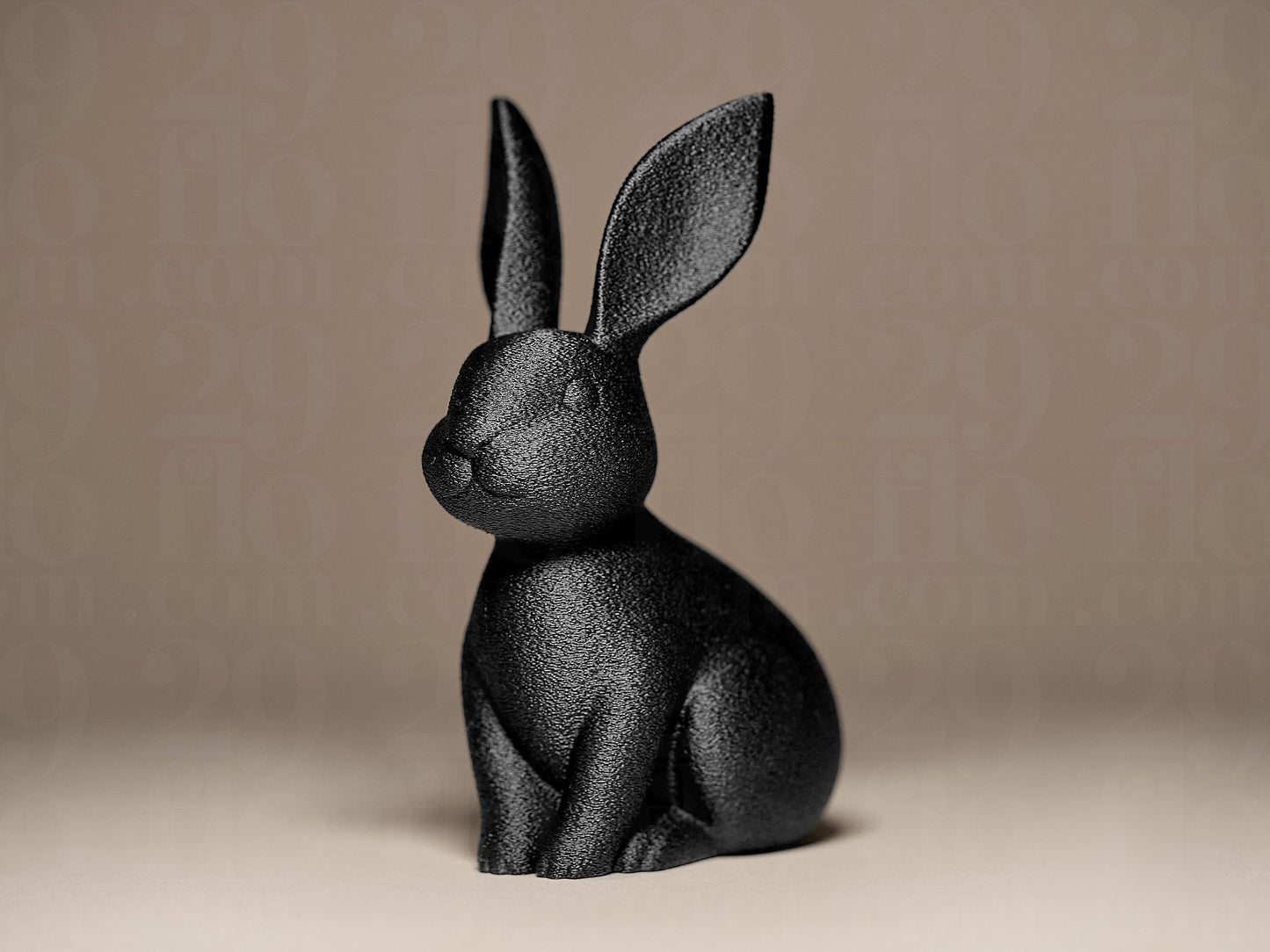 Bunny Figurine, Minimalist Rabbit Model, Modern Animal Decor, 3D Printed Art - My Printed Perfections