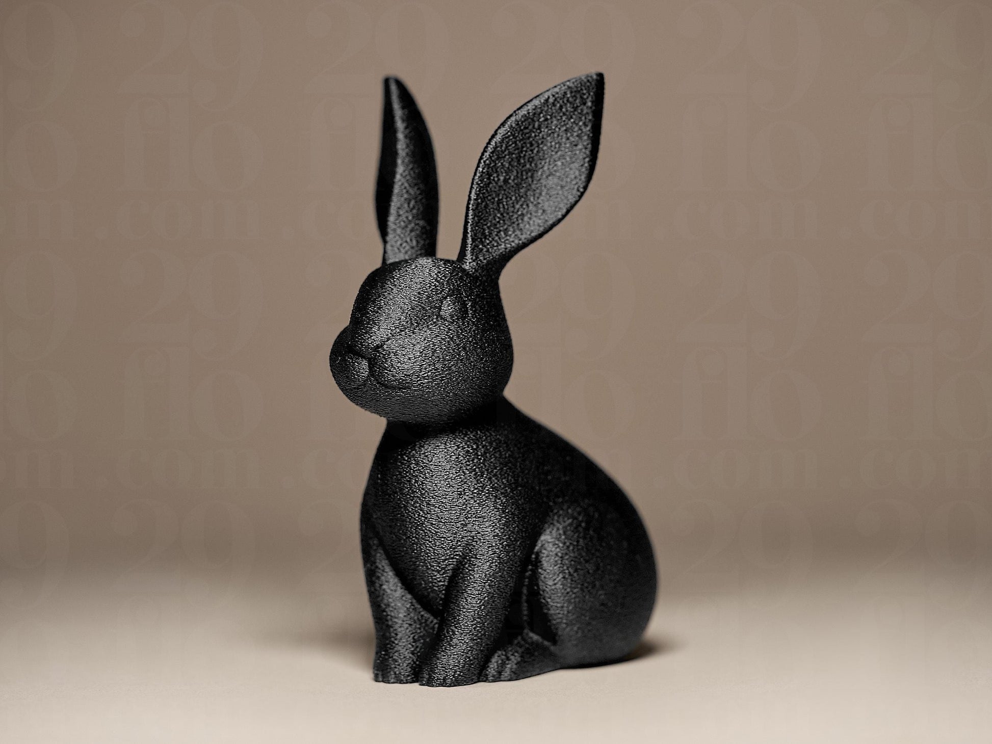 Bunny Figurine, Minimalist Rabbit Model, Modern Animal Decor, 3D Printed Art - My Printed Perfections
