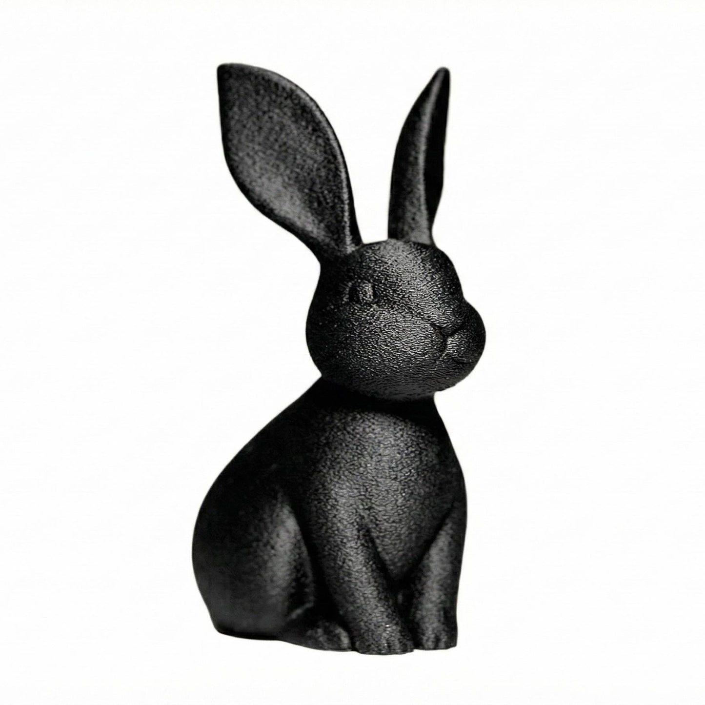 Bunny Figurine, Minimalist Rabbit Model, Modern Animal Decor, 3D Printed Art - My Printed Perfections