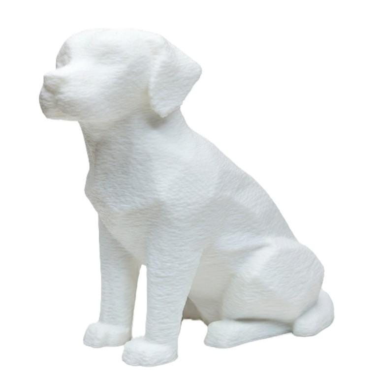 Dog Figurine, Noble Companion Model, Minimalist Animal Decor, Modern 3D Printed Art - My Printed Perfections