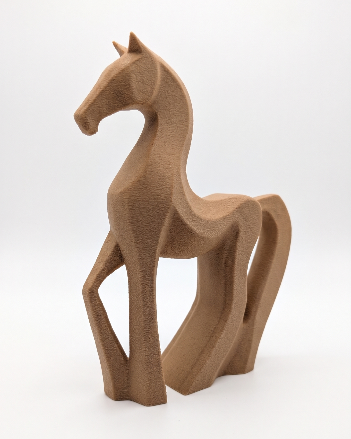 Horse Figurine, Minimalist Equestrian Model, Modern Animal Decor, 3D Printed Gift Art - My Printed Perfections