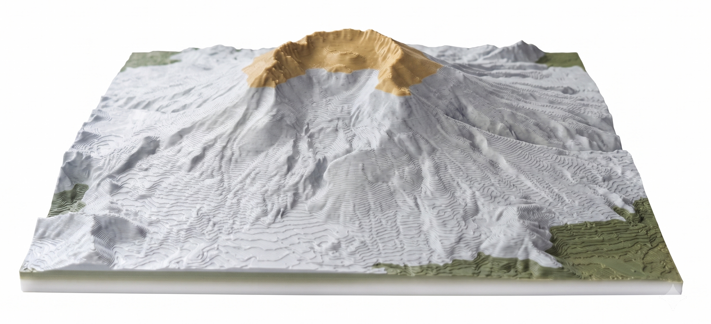 Mount Saint Helens 3D Topographic Model