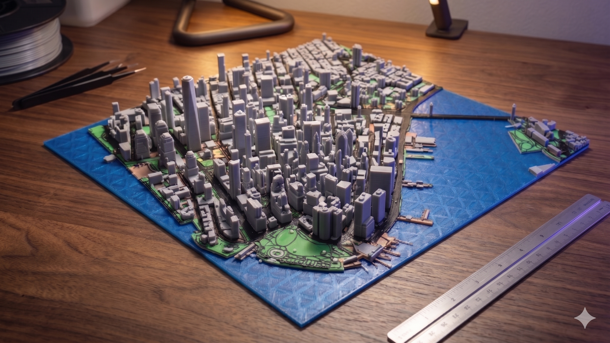 The Urban Lens: Custom 3D-Printed Topographic Cityscapes (Early Prototypes) - My Printed Perfections