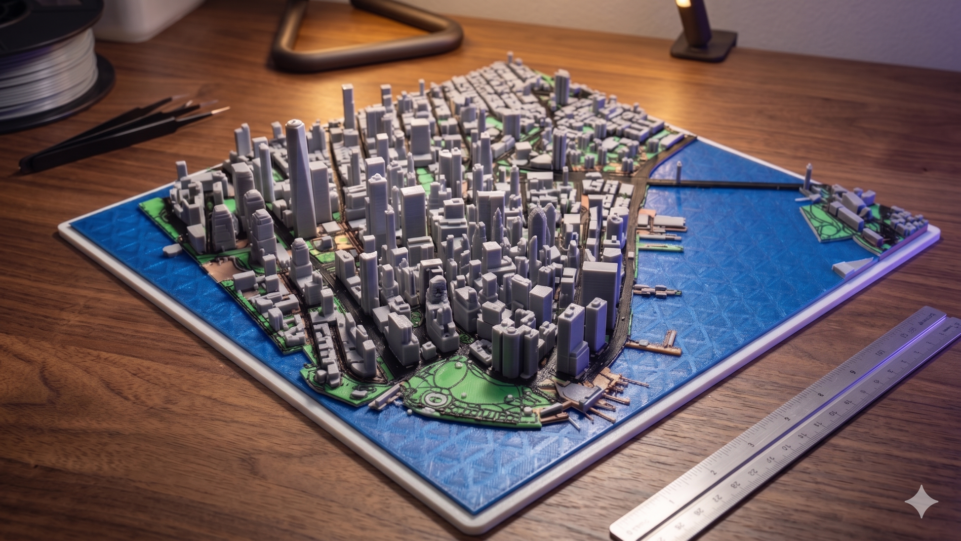 The Urban Lens: Custom 3D-Printed Topographic Cityscapes (Early Prototypes) - My Printed Perfections