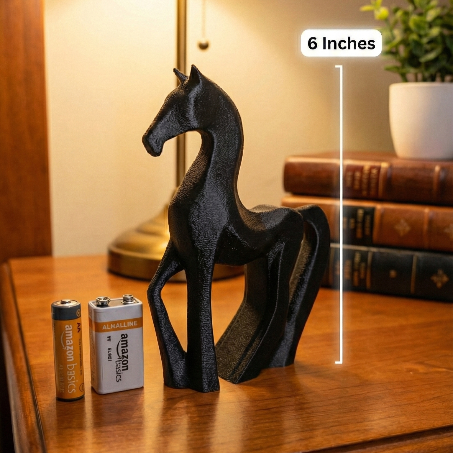 Horse Figurine, Minimalist Equestrian Model, Modern Animal Decor, 3D Printed Gift Art - My Printed Perfections