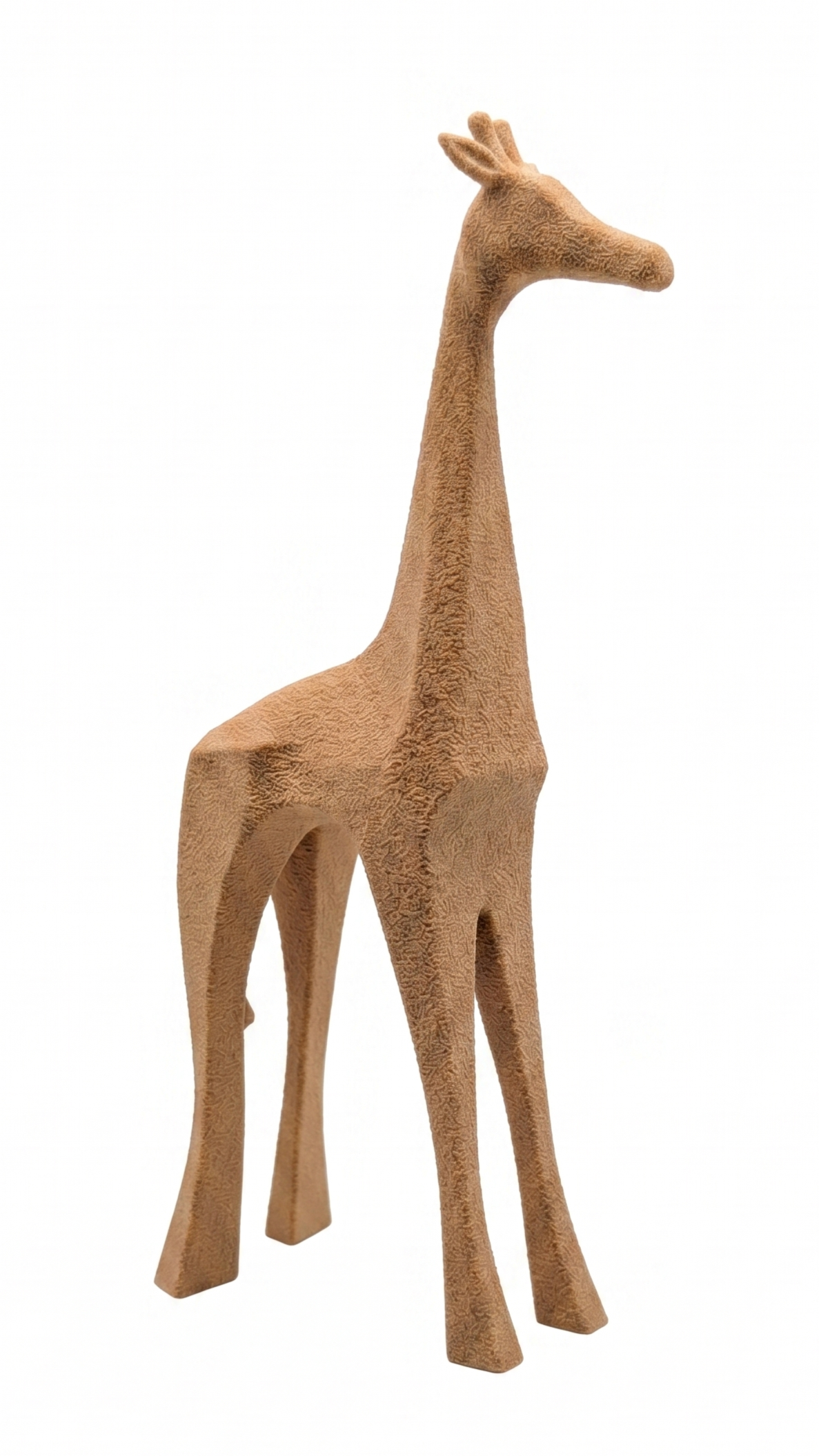 Giraffe Figurine, Minimalist Savannah Model, Modern Wildlife Decor, 3D Printed Nursery Gift