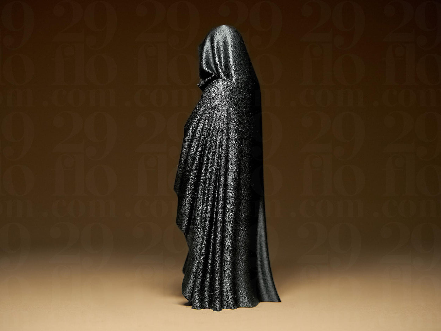 Hooded Sentinel Model, Grim Guardian Figurine, Dark Fantasy Decor, Gothic Robed Cloak Art - My Printed Perfections