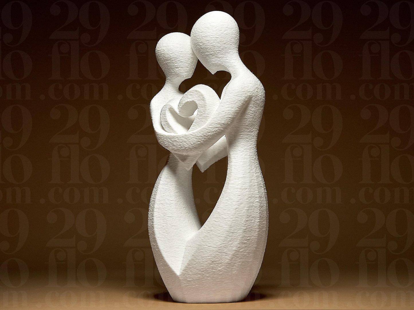 The Soulmate Couple: Silent Silhouette, Abstract Couple Sculpture, Romantic Anniversary Gift, Minimalist Love Statue, Modern Wedding Decor