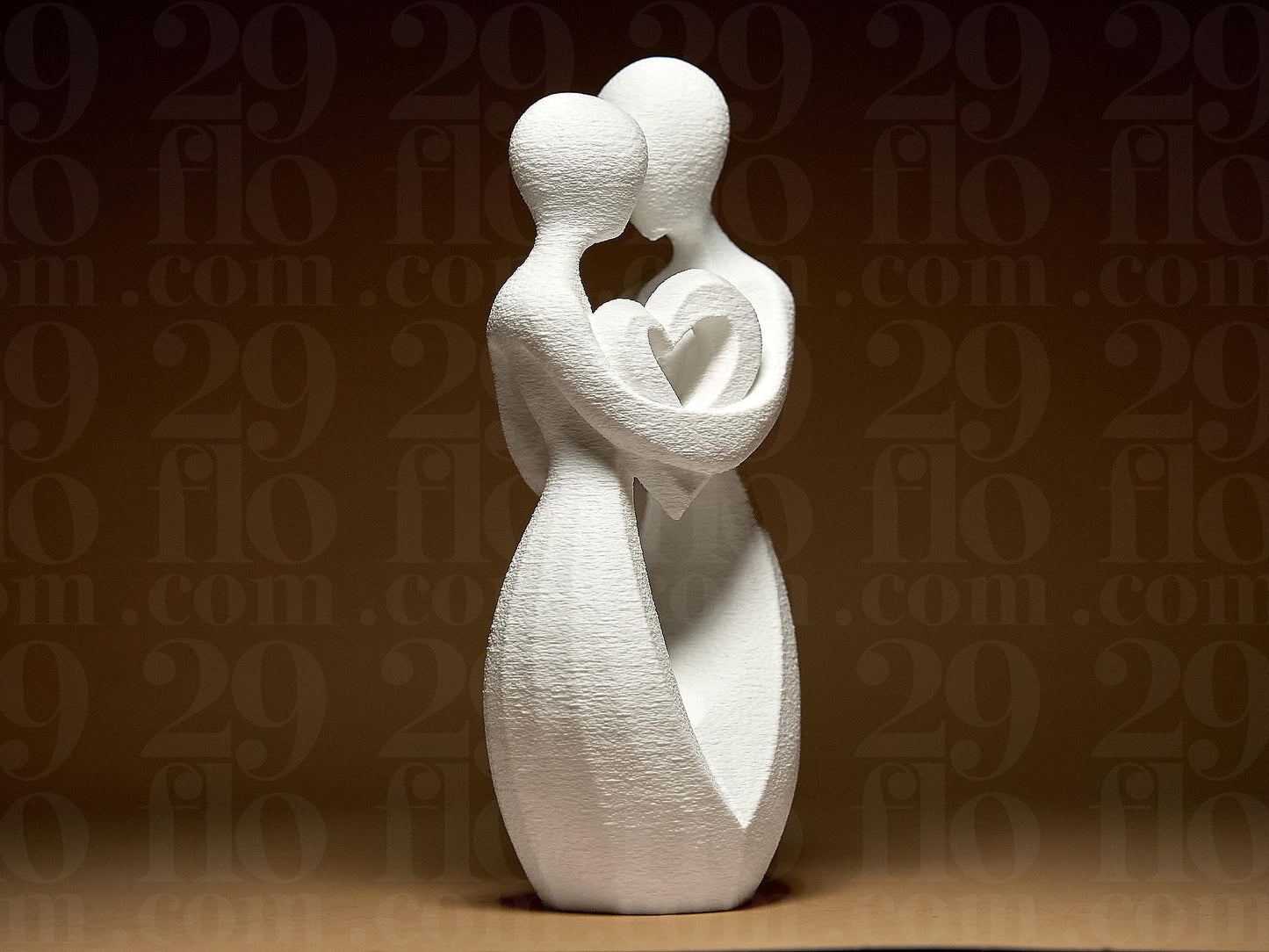 The Soulmate Couple: Silent Silhouette, Abstract Couple Sculpture, Romantic Anniversary Gift, Minimalist Love Statue, Modern Wedding Decor