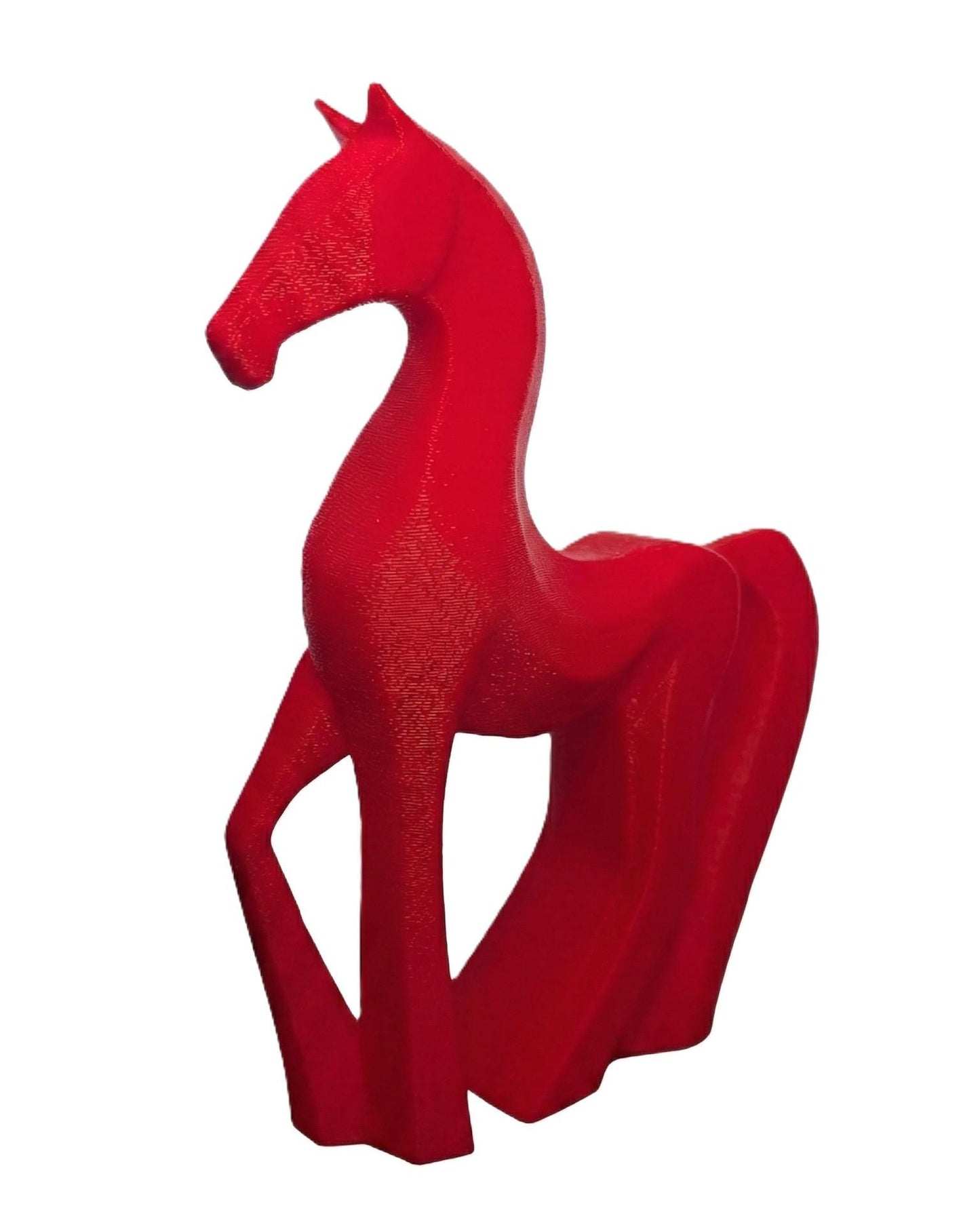 Horse Figurine, Minimalist Equestrian Model, Modern Animal Decor, 3D Printed Gift Art - My Printed Perfections