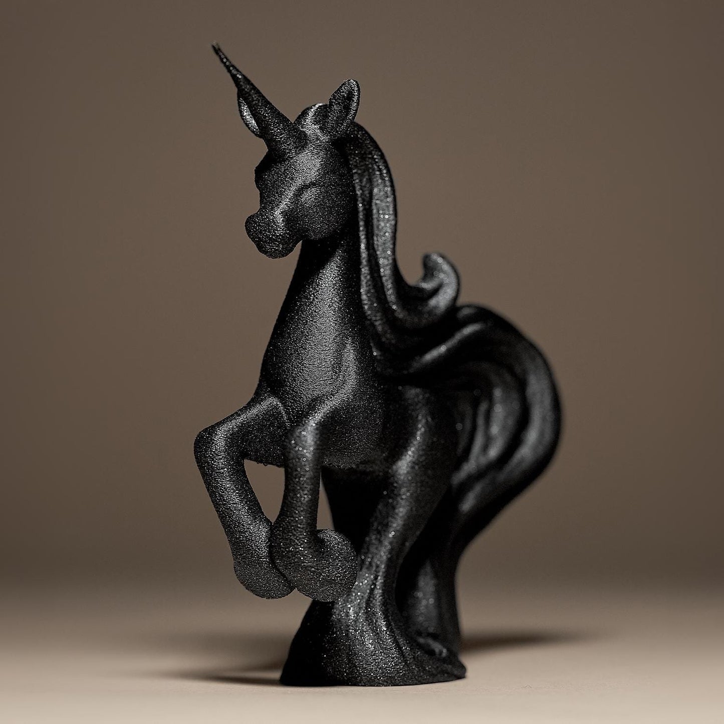 The Unique Unicorn: Flowing Form • 3D Printed Plastic Figurine by 29flo - My Printed Perfections